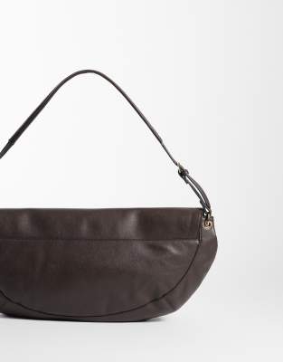 Mango Shoulder Bag In Brown