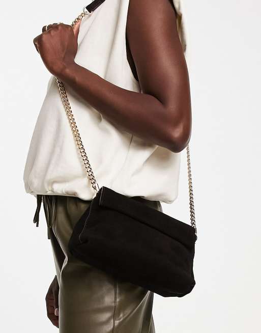 Mango leather flap discount bag