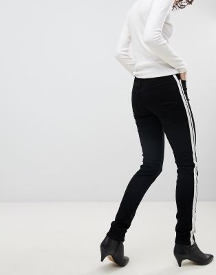 white side stripe trousers