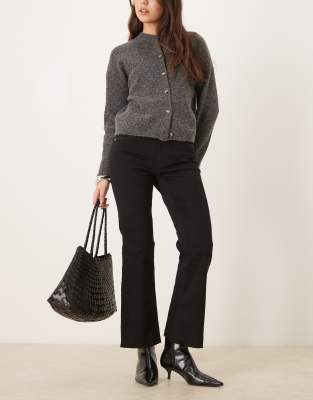 Mango - Sienna - Slim-Fit-Jeans aus Baumwolle in Schwarz