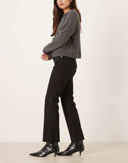 Mango – Sienna – Svarta, smala jeans i bomullsmix, 2 av 5