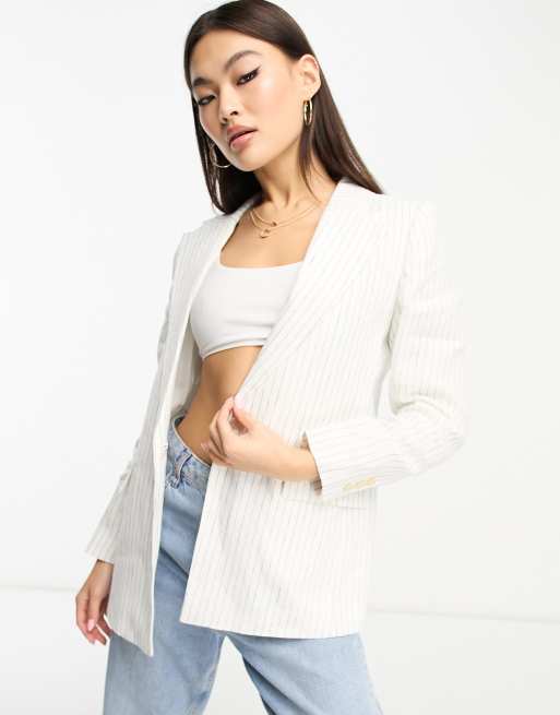 Mango clearance cream blazer