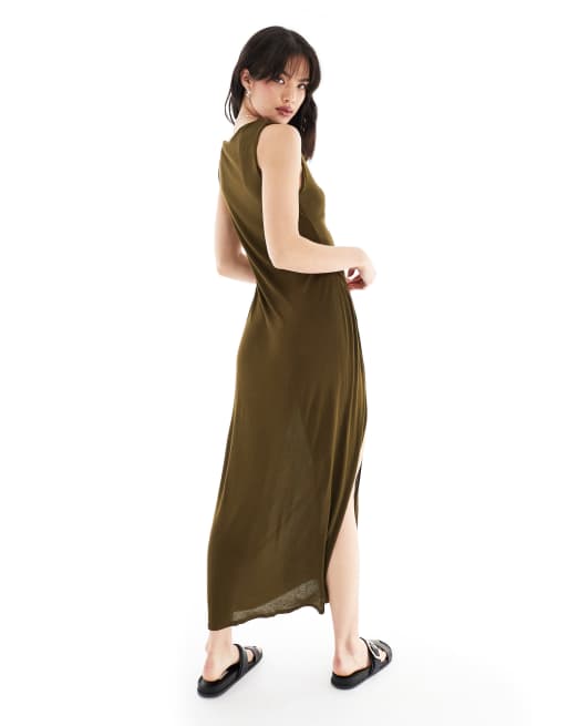 free people jersey dress FREE PEOPLE Intimately Red Jersey Slip Dress UK M/L – Reliked