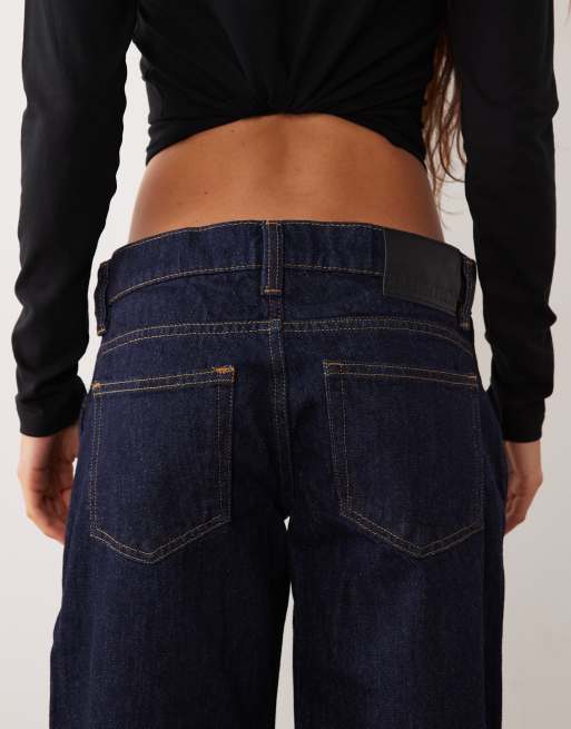 Mango slim barrel jean in indigo, 2 of 5