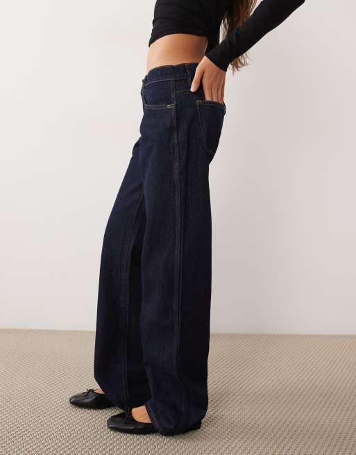 Mango slim barrel jean in indigo, 5 of 5