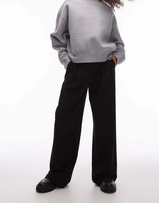 Mango slim fit ankle length pants in gray