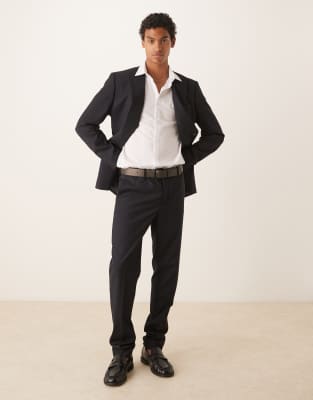 Slim-Fit-Anzughose in Marineblau, Kombiteil Marineblau 46