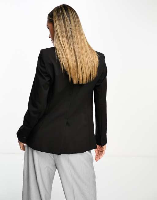 Slim fit clearance black blazer womens