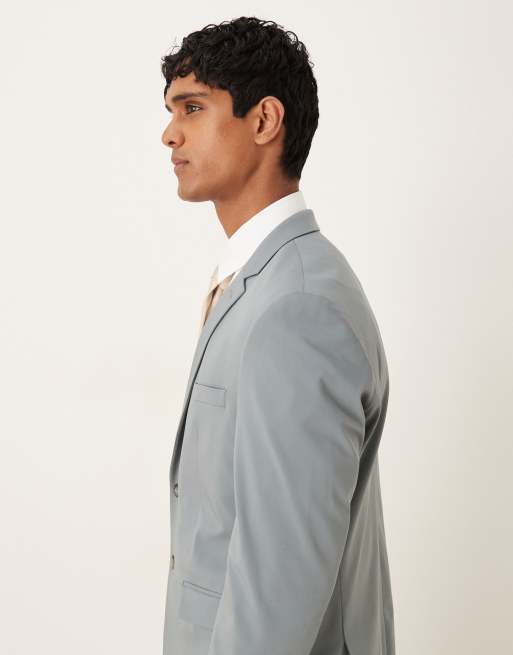 Mango – Slim Fit Blazer in Grau, Kombiteil, 4 von 5