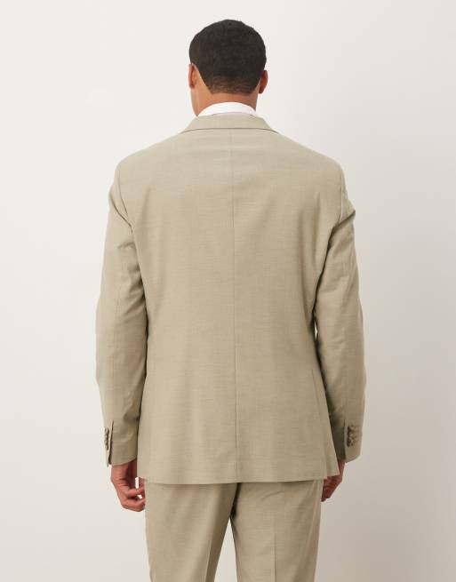 Mango - Slim-fit blazer van co-ord set in vaalgroen, 3 van 5