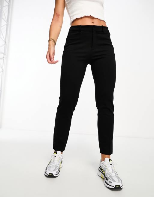 Mango slim fit cigarette pants in black - part of a set