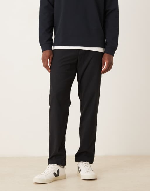 Mango slim fit joggers in navy, 2 of 5