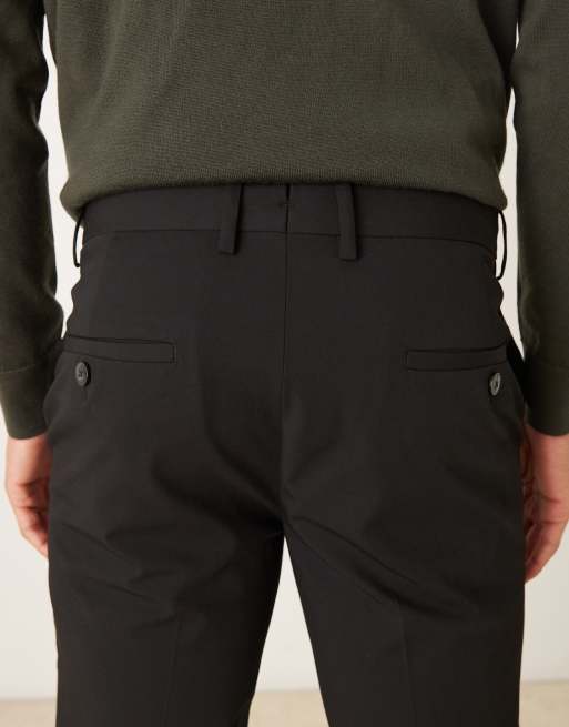 Mango slim fit pants in black      , 4 of 5