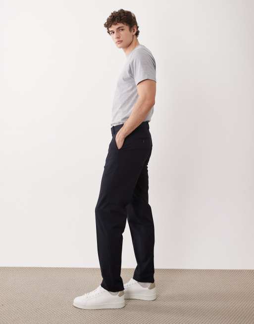 Mango slim fit tailored suit trouser co-ord in navy, 3 of 5