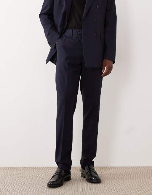 Mango slim fit tailored trouser co-ord in navy, 2 of 5