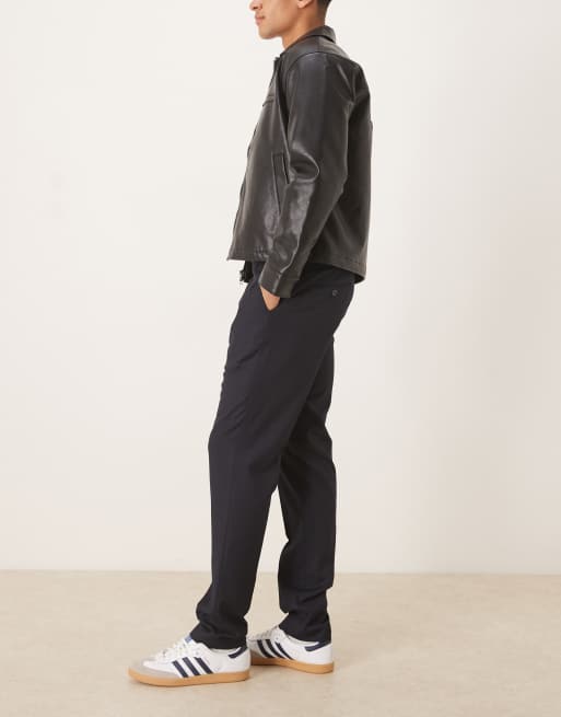 Mango slim fit trousers navy, 3 of 5
