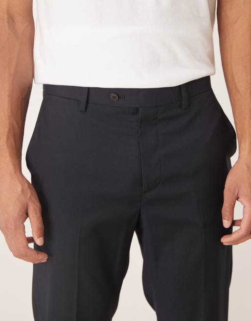 Mango slim fit trousers navy, 5 of 5