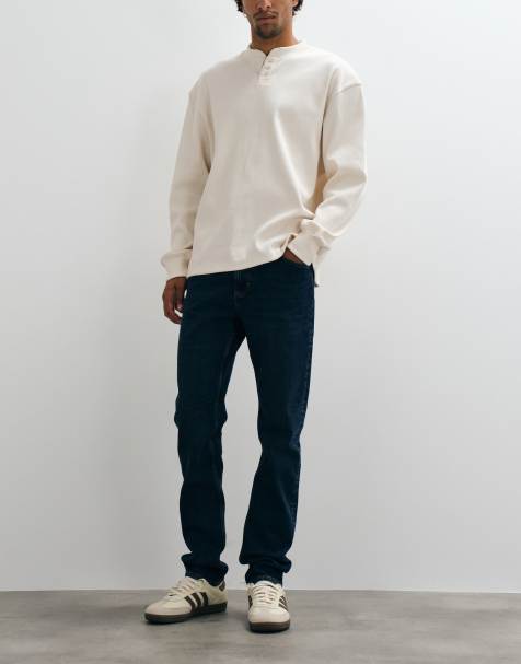 Mango slim jean in dark blue - view 1
