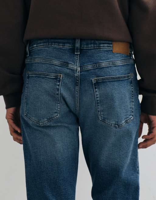 Mango slim jean in mid blue, 5 of 5