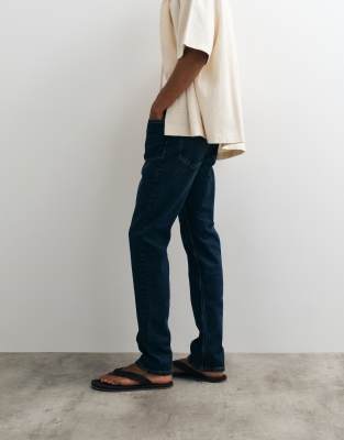 Mango Slim Jeans In Blue