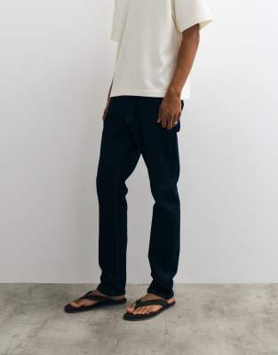 Mango Slim Jeans In Blue