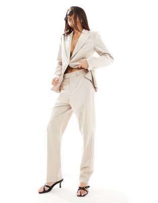 Mango slim pants in stone - part of a set