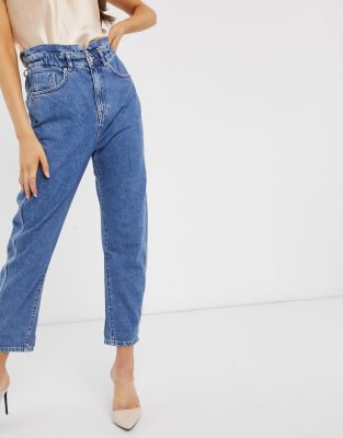 jeans mid rise slouchy