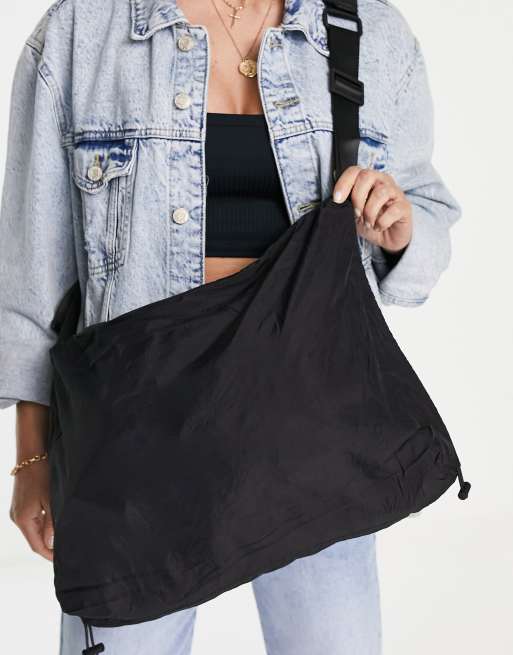 Mango slouchy crossbody bag in black ASOS