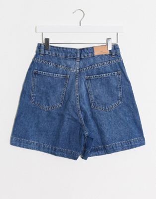 mango denim shorts