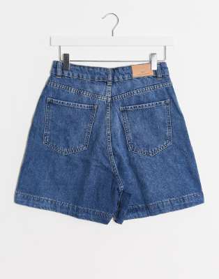 slouchy jean shorts