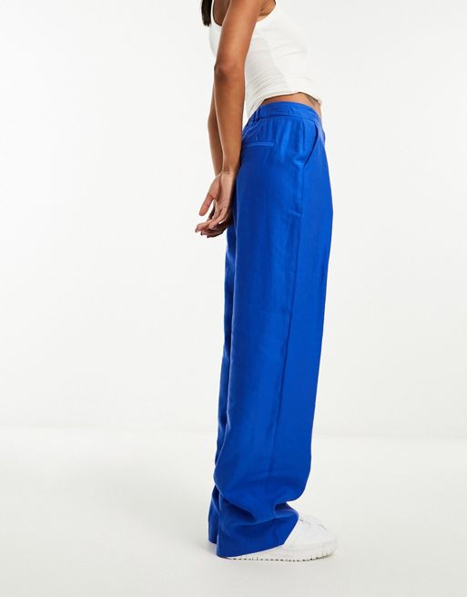 Cobalt Blue Tailored Pants