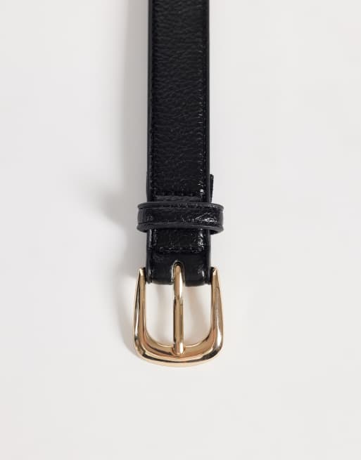 Mango smalle riem in zwart, 3 van 3