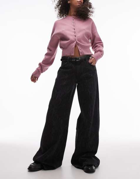 Mango – Snake – Gerade geschnittene Jeans mit Schlangenmuster in Schwarz - view 1