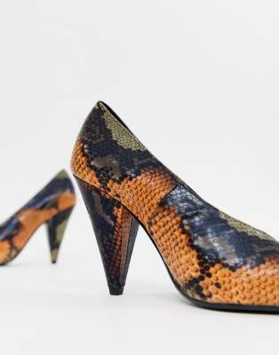 asos snake print shoes