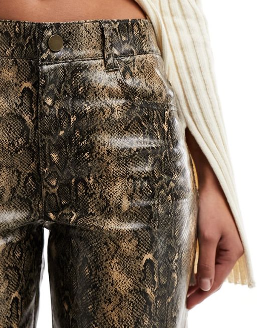 Archive Snake Leather Pants