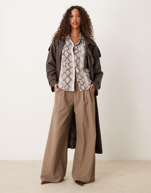 Mango snake print shirt in grey, 2 of 4