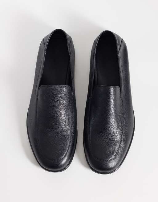 Mango - Sorte bløde loafers i 100% læder, 2 af 4