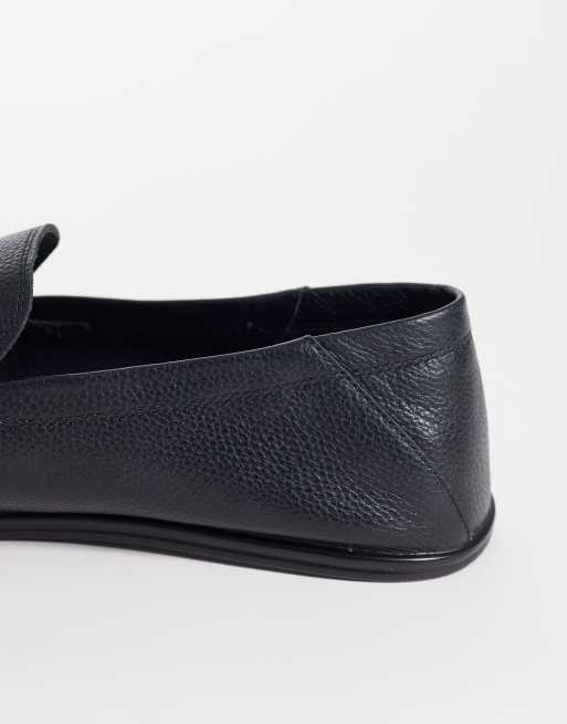 Mango - Sorte bløde loafers i 100% læder, 4 af 4