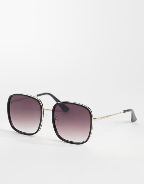 Mango - Sorte oversized solbriller - view 1