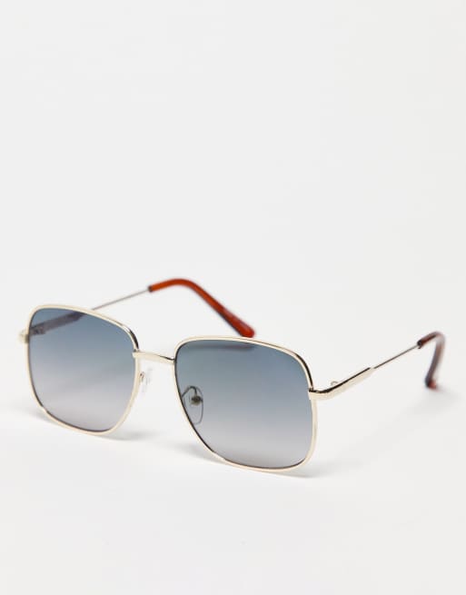 Mango square lense sunglasses with red frame