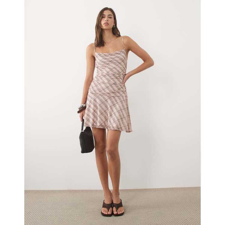 mango pink mini dress MANGO Pink Fur Mini Dress Brand new with tags/Never