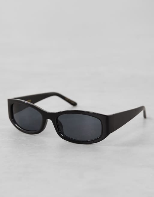 Mango starring Hailey Bieber square sunglasses in black, 2 of 3