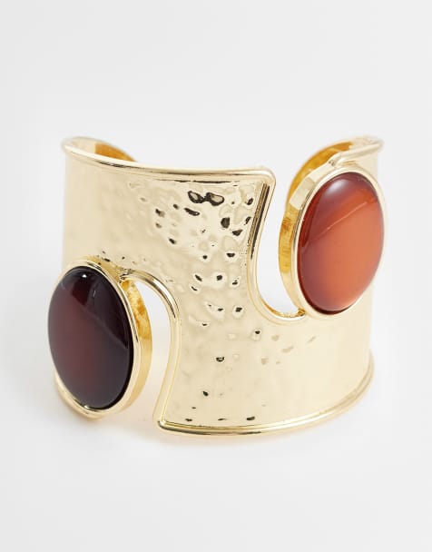Mango Statement-Armband in Gold - view 1