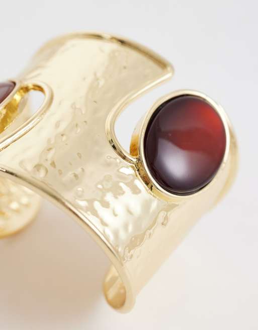 Mango Statement-Armband in Gold, 2 von 3