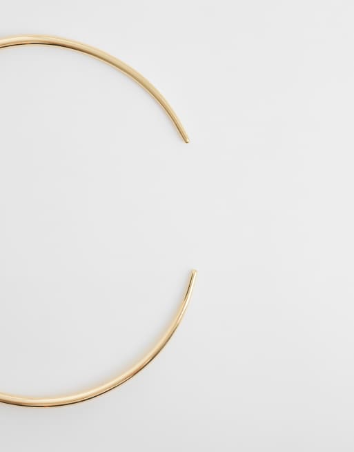 Mango statement pendent necklace in gold, 3 of 4