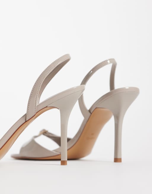 Mango Stiletto mit Absatz und Schnallendetail in Pink, 4 von 4