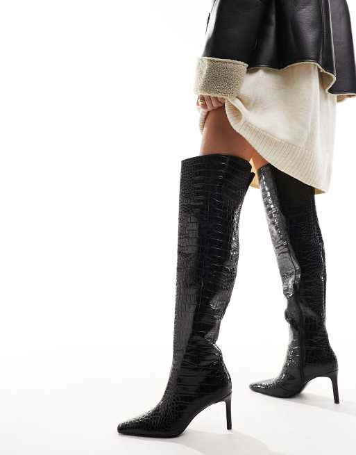 Mango knee sale boots