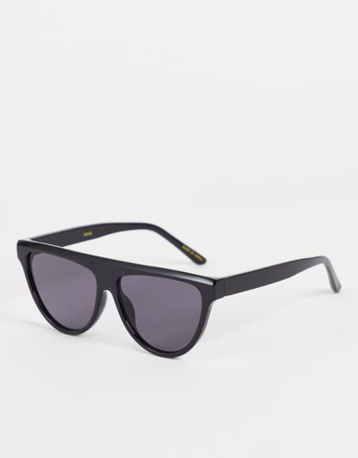 Mango straight brow sunglasses in black ASOS