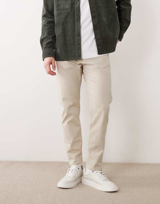 Mango straight fit jeans in beige, 2 of 5