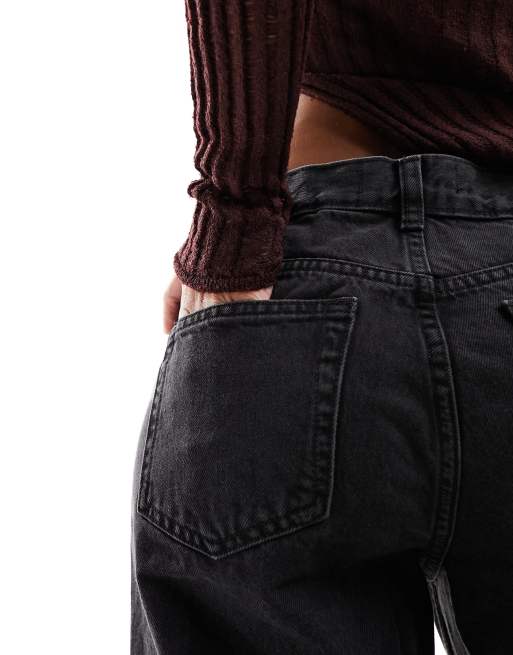 Mango straight jeans in black, 3 of 5